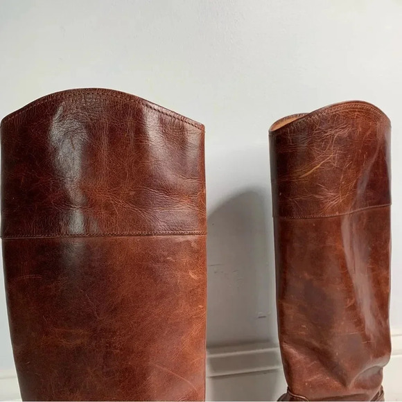 Frye Melissa Seam Tall Leather Boots - Picture 5 of 12